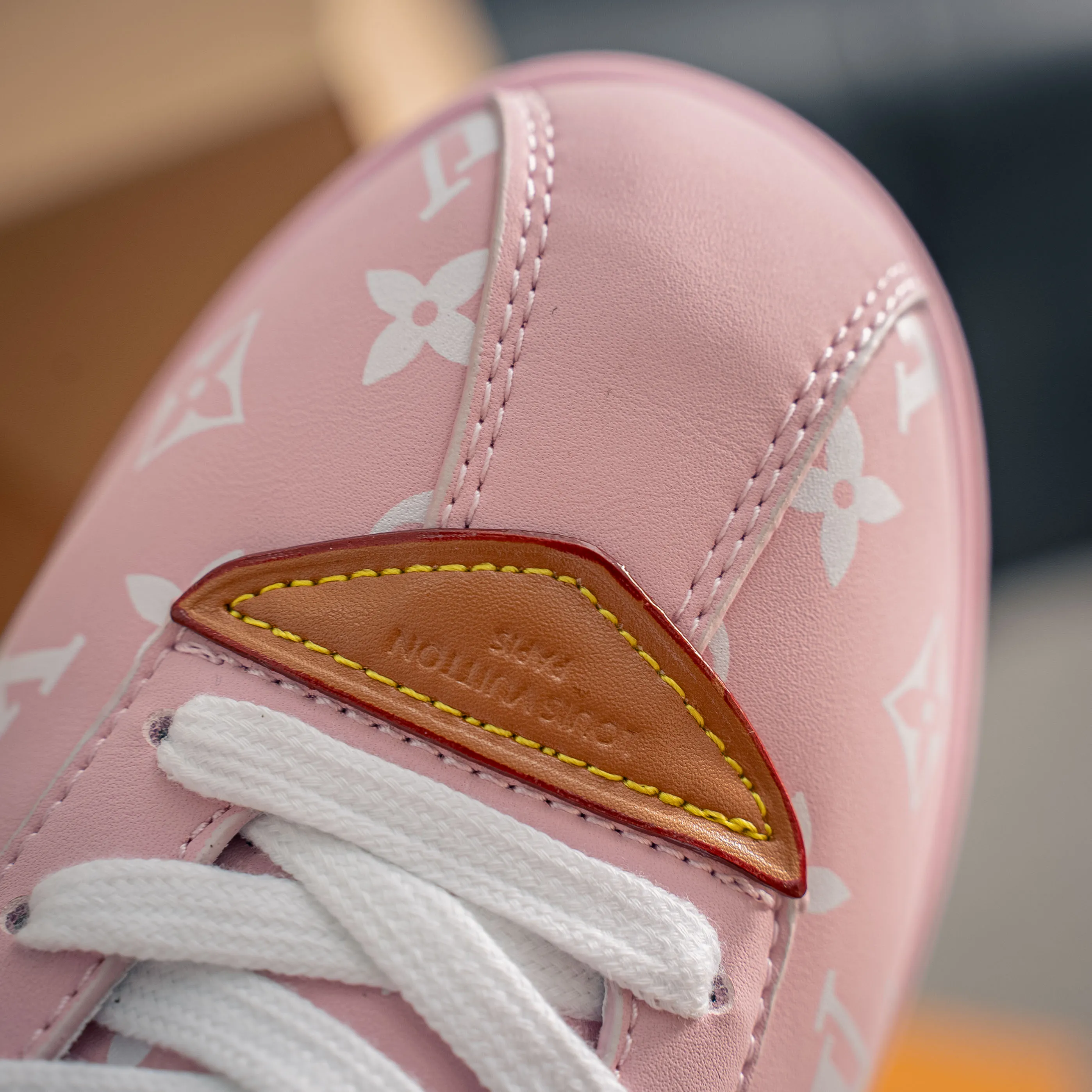 # LOUIS VUITTON x Nigo lv Buttersoft Cowhide Leather FW 25 Lace-Up Low-Top Shoes Same Style